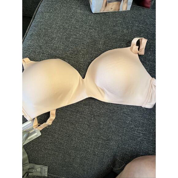 NWT Serra 2 Pack Soft Bra Size LG 12-14 Set of 2 Gray and Pink NEW IN BOX - Picture 6 of 11
